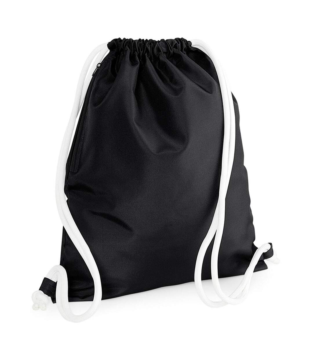 Icon Drawstring Bag One Size Black Bagbase-1