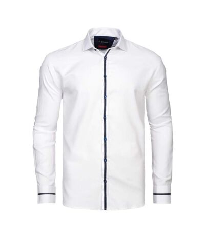Chemise Motif/style Détail Contrasté Warsaw Homme Rose Di Selentino