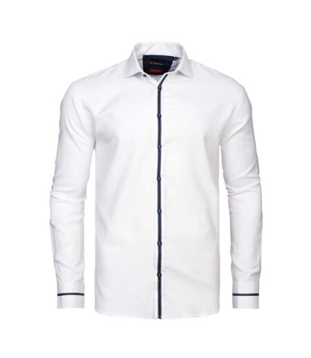 Chemise Motif/style Détail Contrasté Warsaw Homme Rose Di Selentino