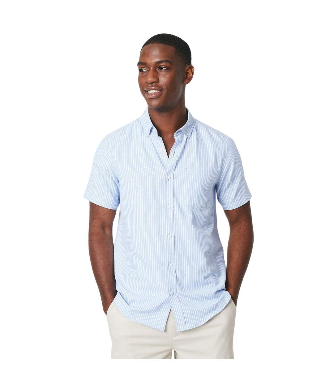 Chemise homme bleu Maine-1