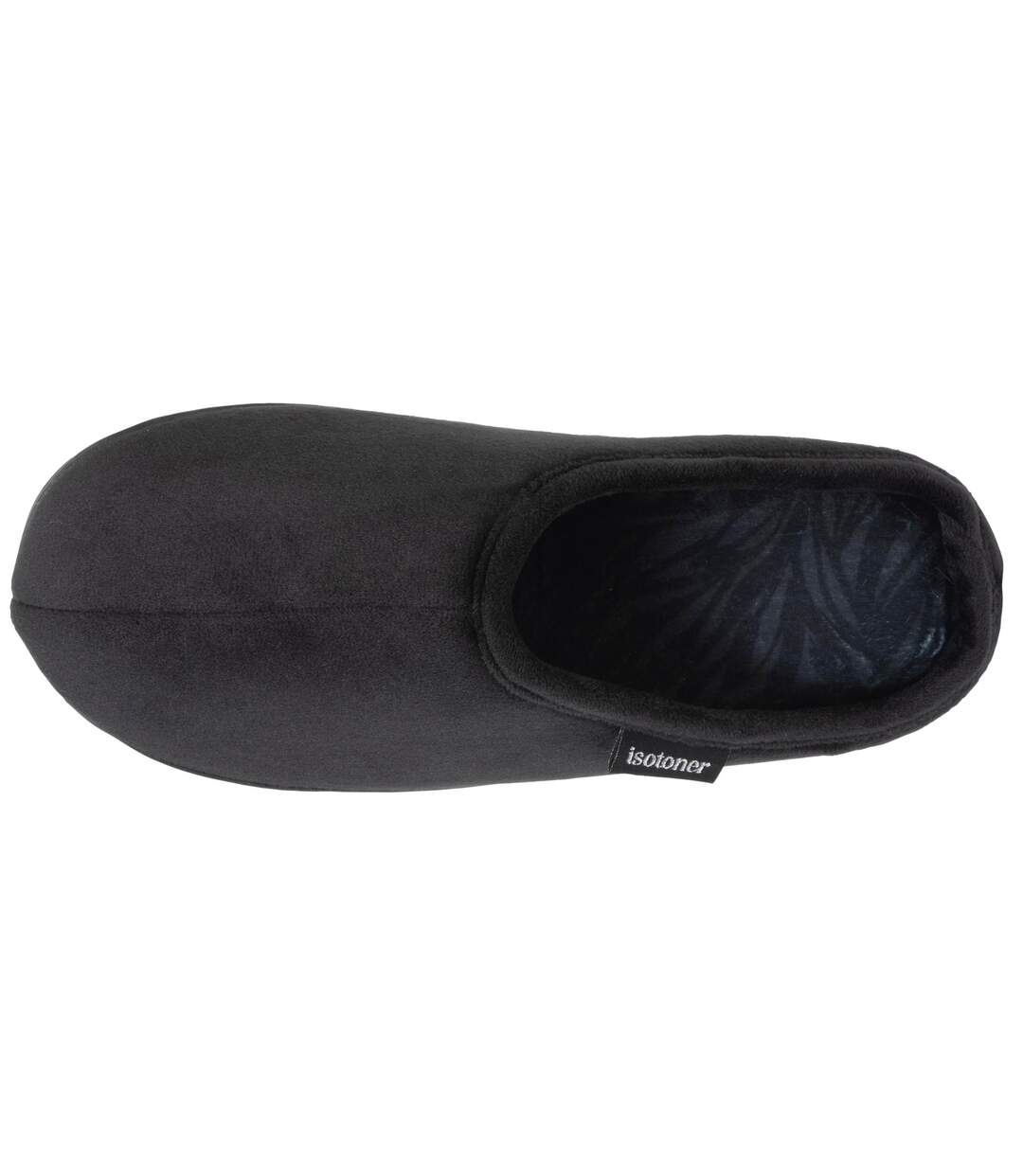 Isotoner Chaussons Mules femme à talon compensé de 3,5 cm, très confortables-2