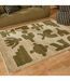 Tapis de Salon Déco Nyero 160x230cm Kaki-5