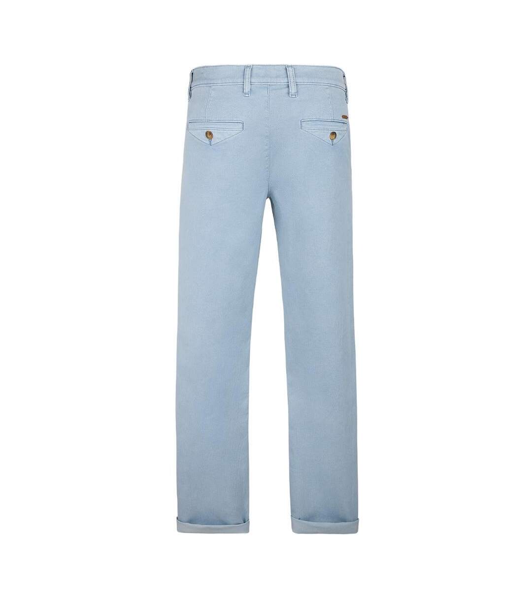 Pantalon fluide bleu homme teddy smith pallas chino-2