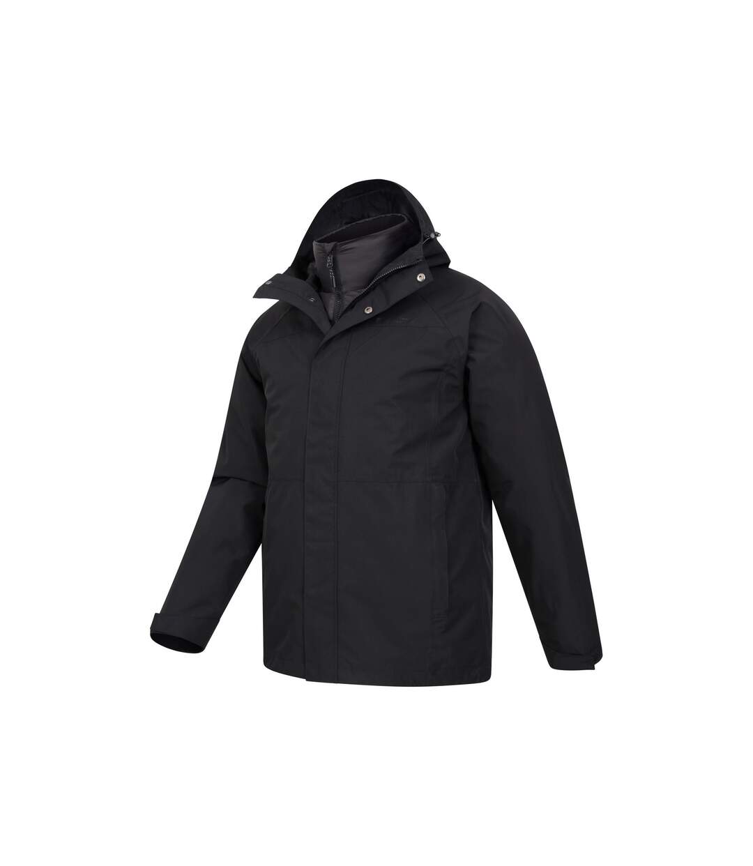 Veste imperméable alaskan homme noir Mountain Warehouse-4