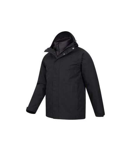 Veste imperméable alaskan homme noir Mountain Warehouse