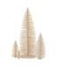 Sapin de Noël Déco à Paillettes Otis 48cm Blanc-2
