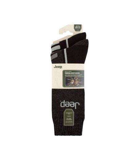 Men's 2 Pack Tech Thermal Boot Socks | Chunky Winter Performance Socks