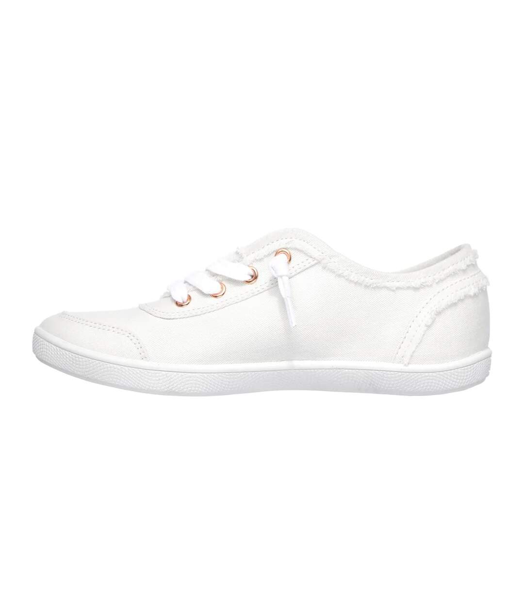 Womens/ladies Bobs B Cute Shoes White Skechers-2