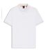 Mens Passenger Box Logo Polo Shirt White Boss-1