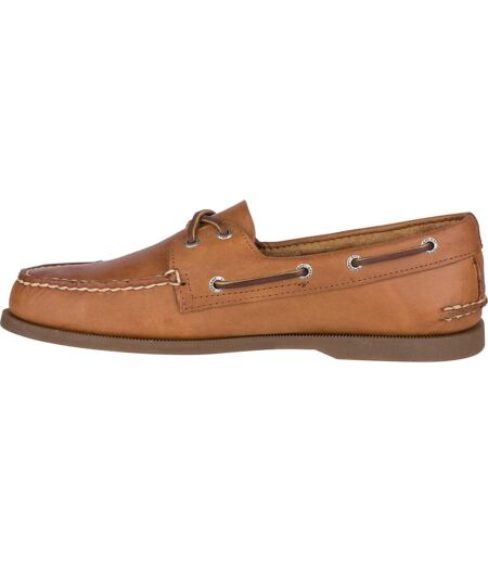 Sperry Mens Authentic Original Leather Boat Shoes (Nutmeg) - UTFS7485