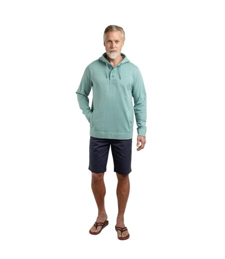Mens Woodside Loopback Sun Faded Hoodie Mineral Blue Weird Fish