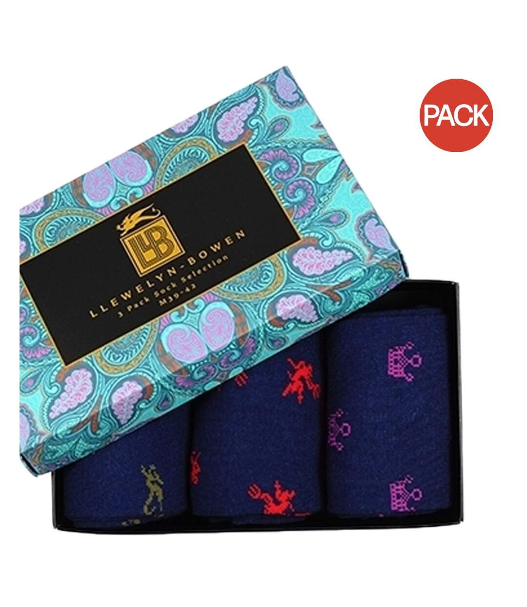 Chaussettes homme bleu Laurence Llewelyn-Bowen Laurence Llewelyn-Bowen