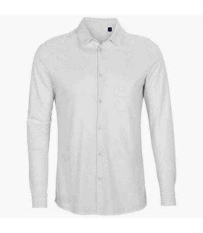 NEOBLU Mens Basile Pique Formal Shirt (White) - UTPC5078