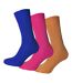 Simply Essentials - Chaussettes - Homme (Bleu roi / Rose / Moutarde) - UTUT1736