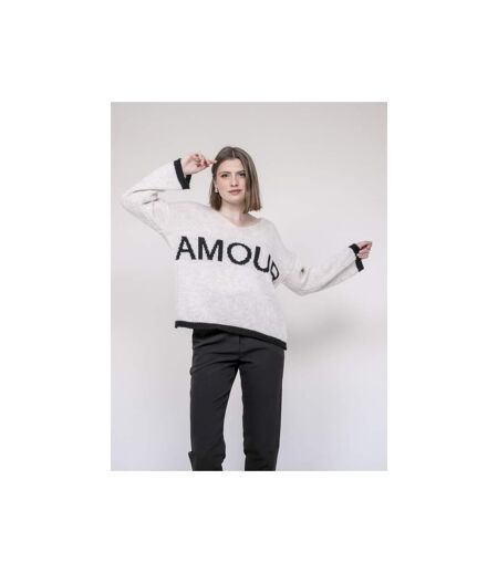Pull inscription AMOUR KLAOFINA - Dona X Lisa