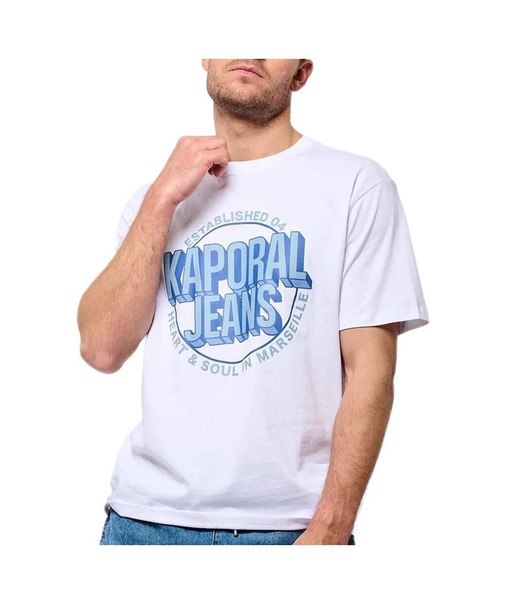 T-Shirt blanc homme kaporal tyler-1