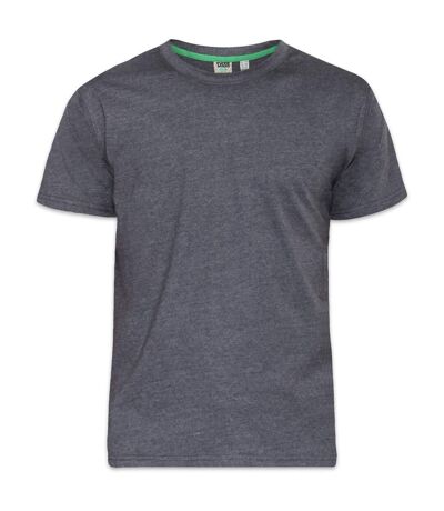 Duke Mens Flyers-2 Kingsize Crew Neck T-Shirt (Charcoal Melange) - UTDC170