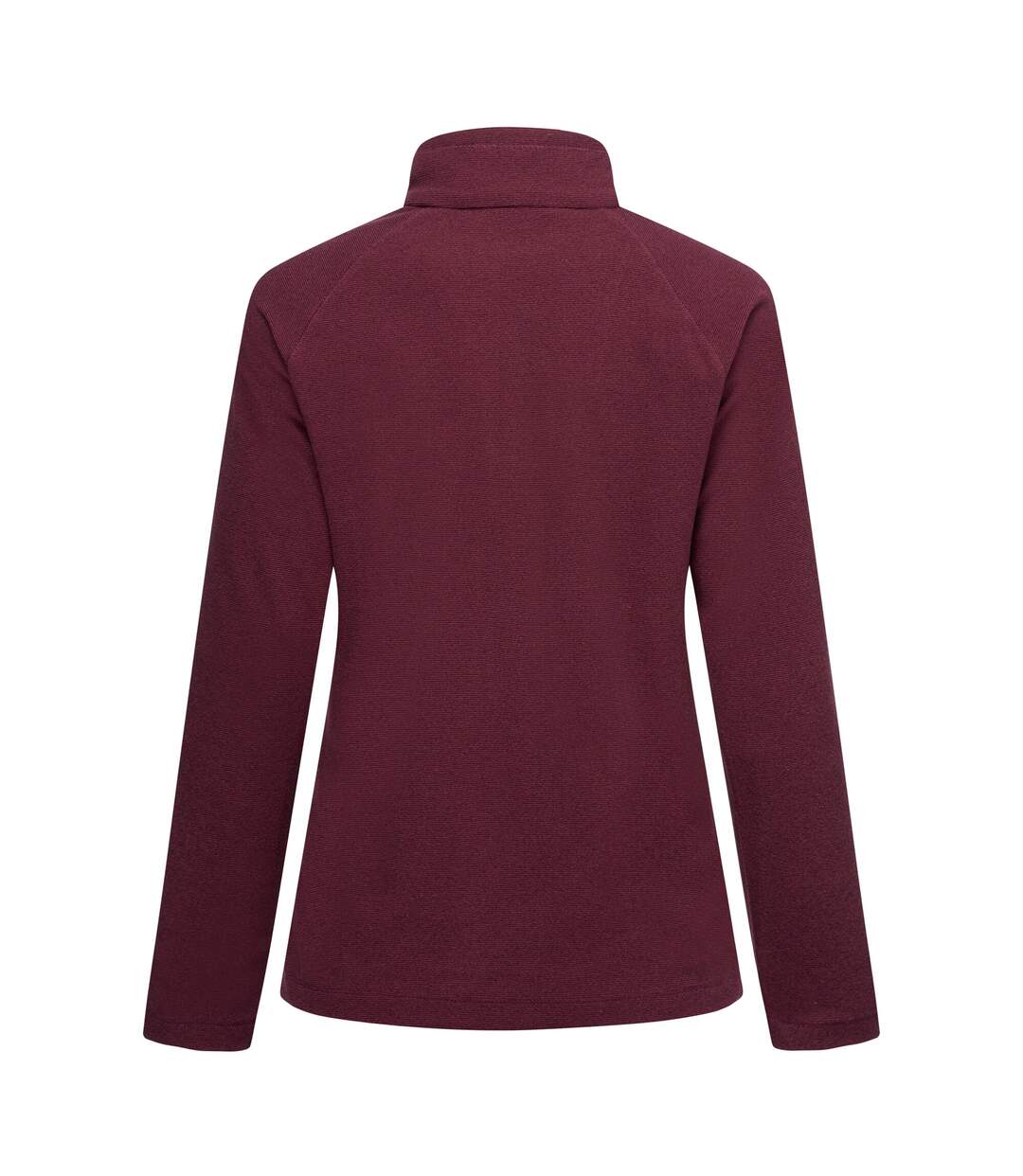 Haut Polaire À Col Montant Zippé Motif/style À Rayures Montes Femme Pourpre Regatta-3