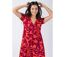 Robe longue manches courtes Cataleya imprimé floral Coton Du Monde-2