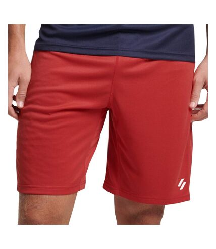 Short de Running Rouge Homme Superdry Core Relaxed