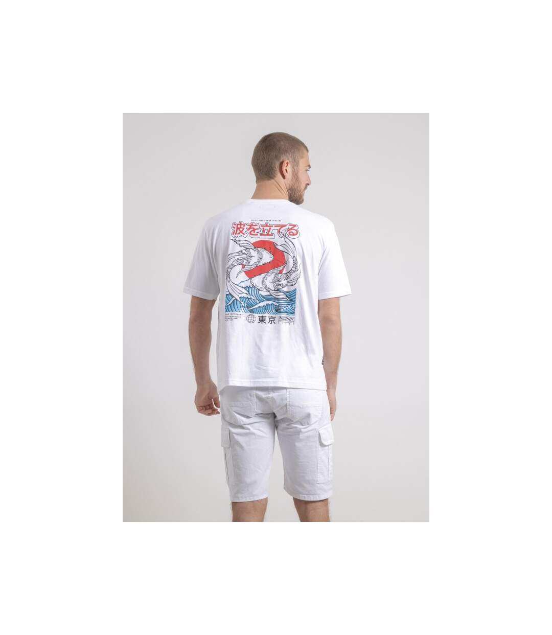 T-shirt col rond oversize pur coton NIGORILLE-2