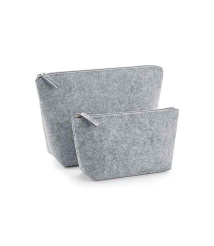 Sac à accessoires 12,5 cm x 6 cm x 16 cm gris chiné Bagbase