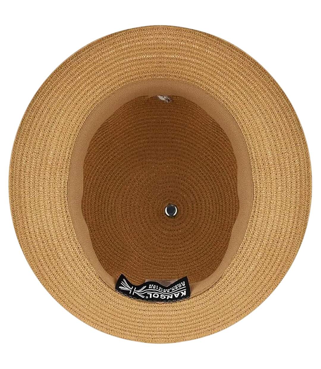 Bob Décontracté Motif/style Tressé Femme Marron Clair Kangol-3