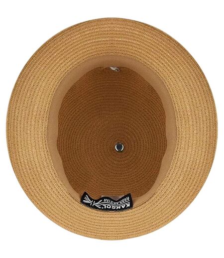 Bob Décontracté Motif/style Tressé Femme Marron Clair Kangol