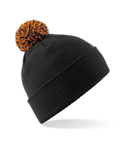 Bonnet snowstar - Adulte - B450 - noir et orange