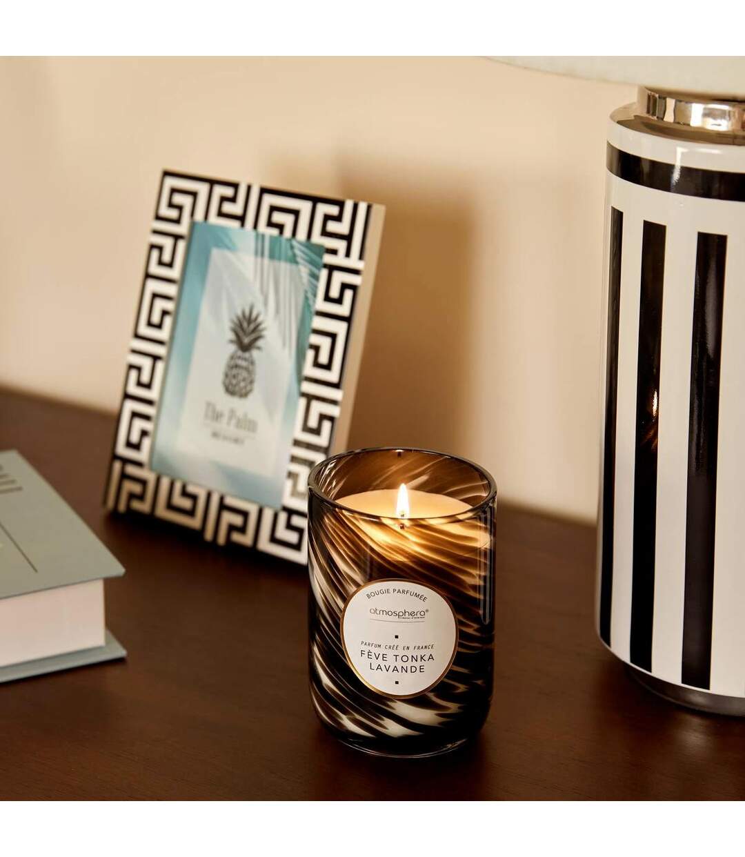 Bougie Parfumée Design Wavy 275g Fève Tonka & Lavande-2