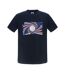 T-shirt Motif/style Tourbillon Homme Bleu Marine Pretty Green-1