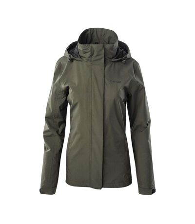 Veste harriet femme vert kaki foncé / noir Hi-Tec