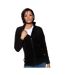 Russell Colours Ladies Full Zip Outdoor Fleece Jacket Veste Polaire D'extérieur À Fermeture Éclair Noir Jerzees Colours-1