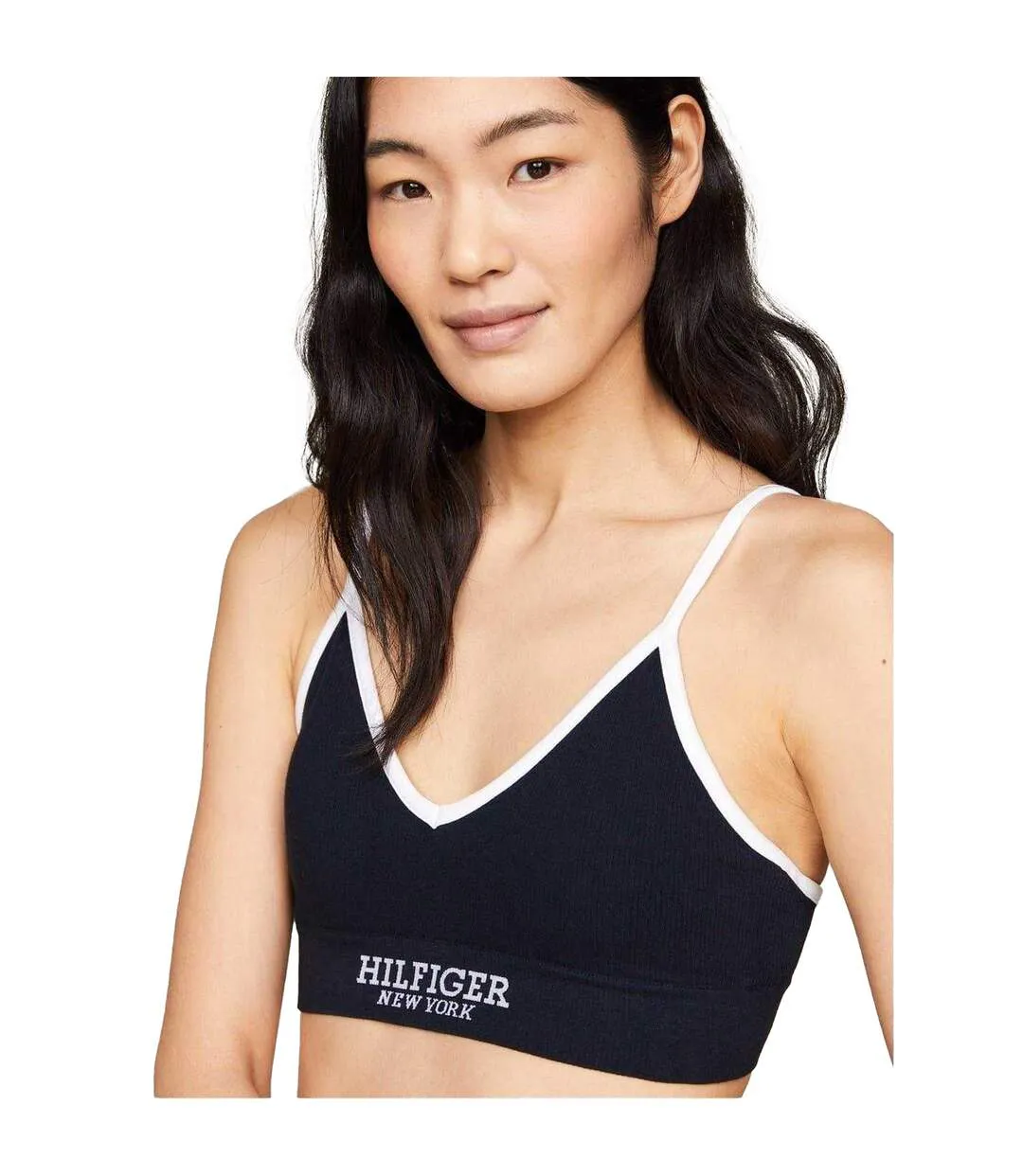 Brassière Motif/style Logo Femme Rose Foncé Violet Tommy Hilfiger-4