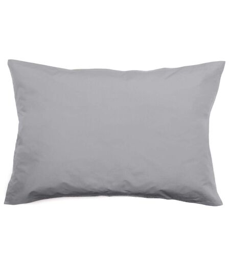 Taie d'oreiller uni percale de coton MANOIR