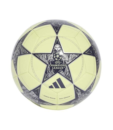 Ballon De Foot Motif/style Real Madrid Cf Uefa Champions League Taille 5 Vert Clair Gris Argent Métallisé Adidas