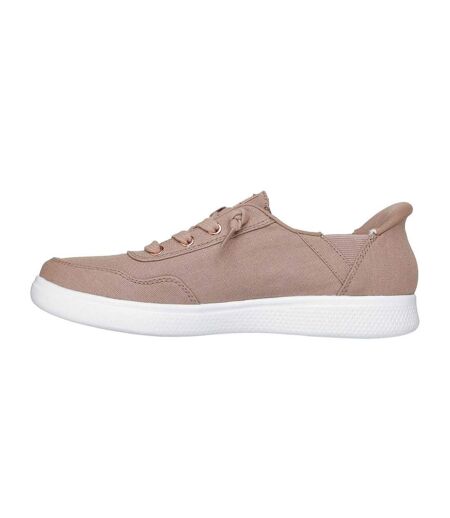 Baskets Bobs Femme Marron Clair Skechers