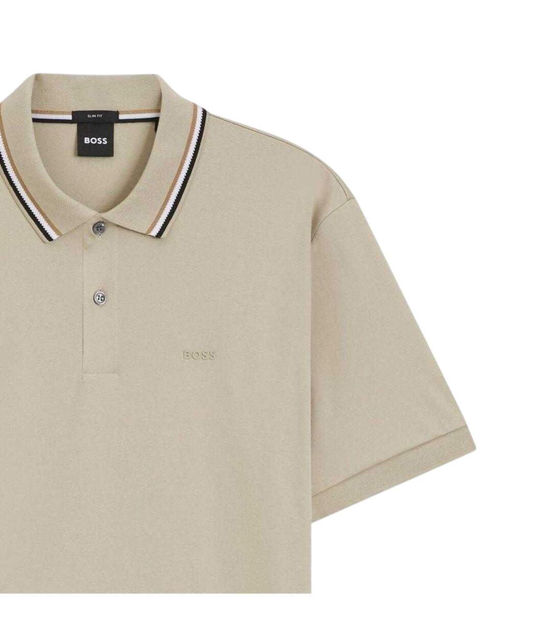 Polo Penrose Homme Beige Boss-3