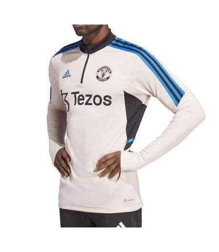Manchester united sweat training rose homme adidas 22/23 - l