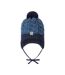 Childrens/kids Paljakka Beanie Black Blue Reima-1