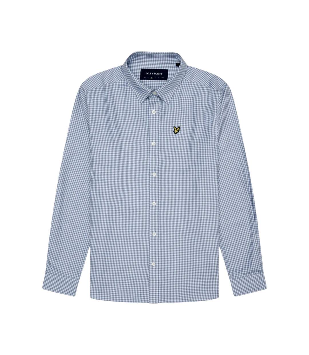 Chemise homme bleu pastel / blanc Lyle & Scott Lyle & Scott