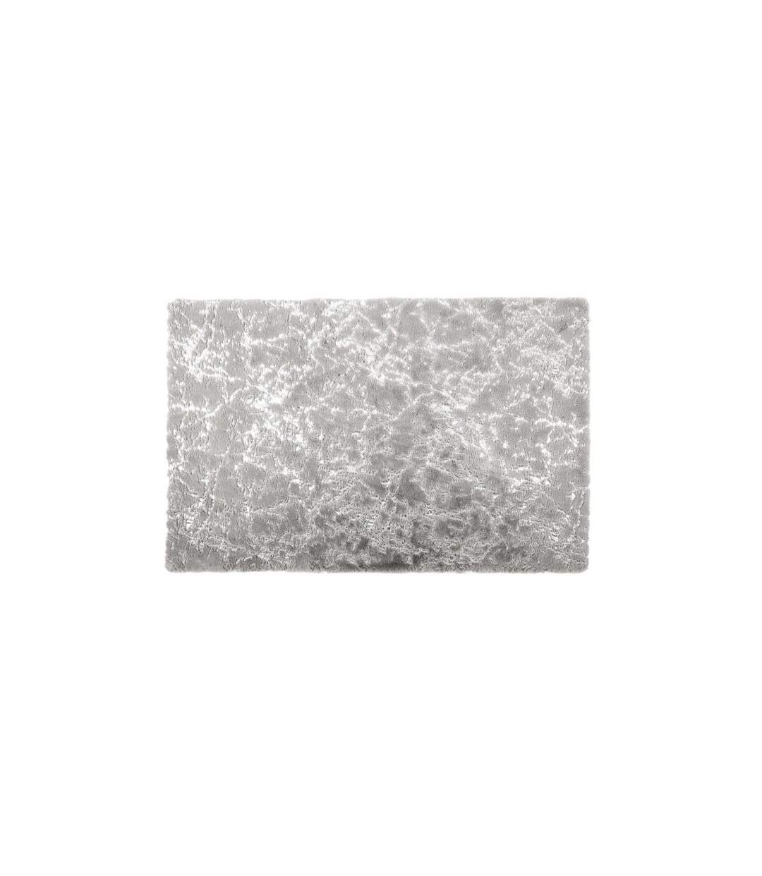 Tapis Imitation Fourrure Negrada 120x170cm Gris-1
