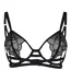 Womens/ladies Cut Out Lace Bra Black Bluebella-1