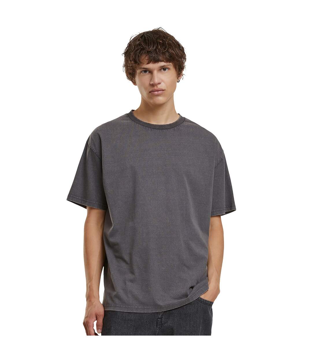T-shirt Homme Anthracite Build Your Brand-2