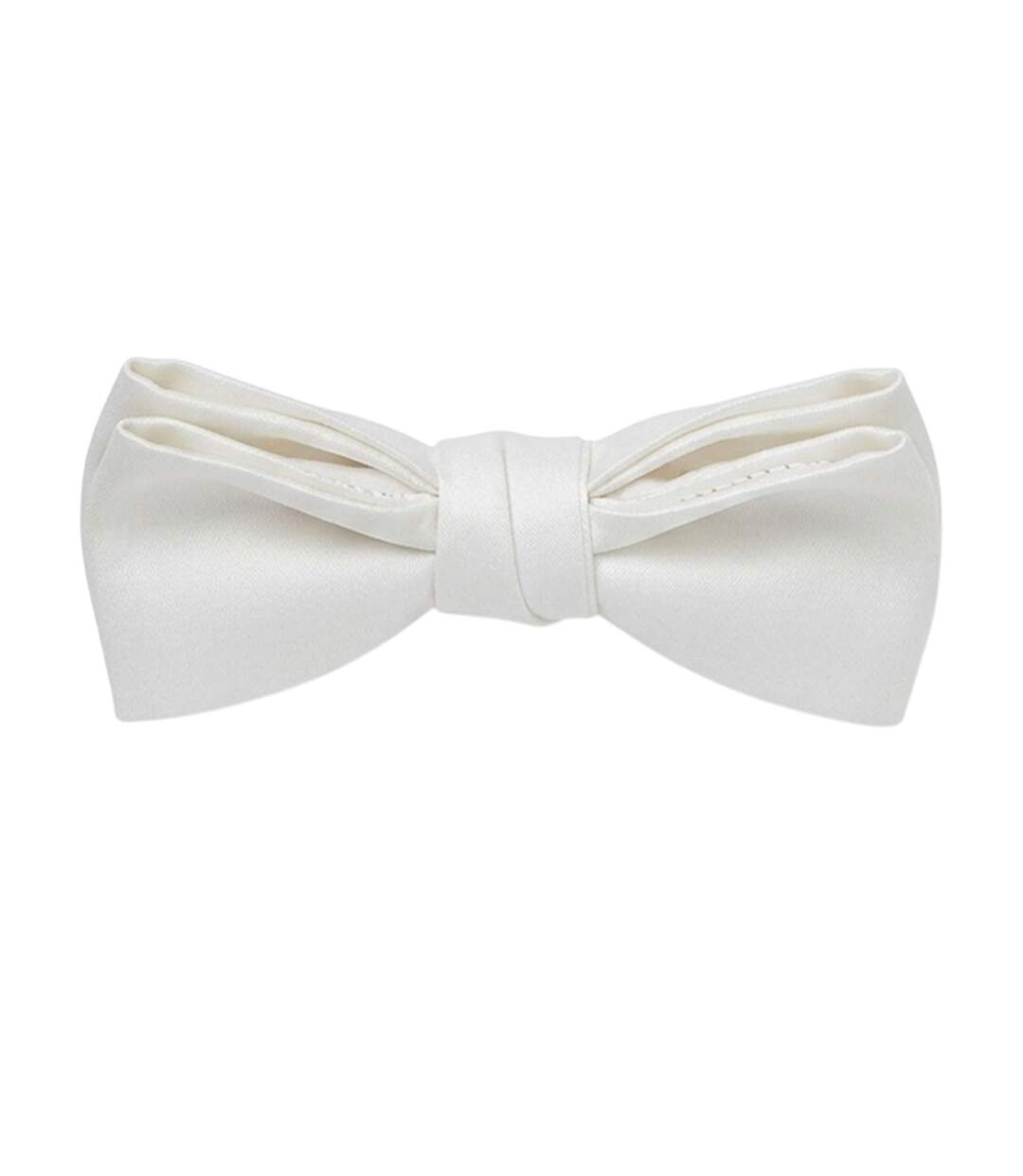 Nœud Papillon Officiel Motif/style Uni Taille Unique Blanc Off White-1