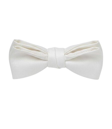 Nœud Papillon Officiel Motif/style Uni Taille Unique Blanc Off White