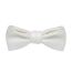 Nœud Papillon Officiel Motif/style Uni Taille Unique Blanc Off White-1