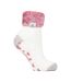 Heat Holders - 1 paire chaussettes antidérapantes de lit femme duveteux hiver-1