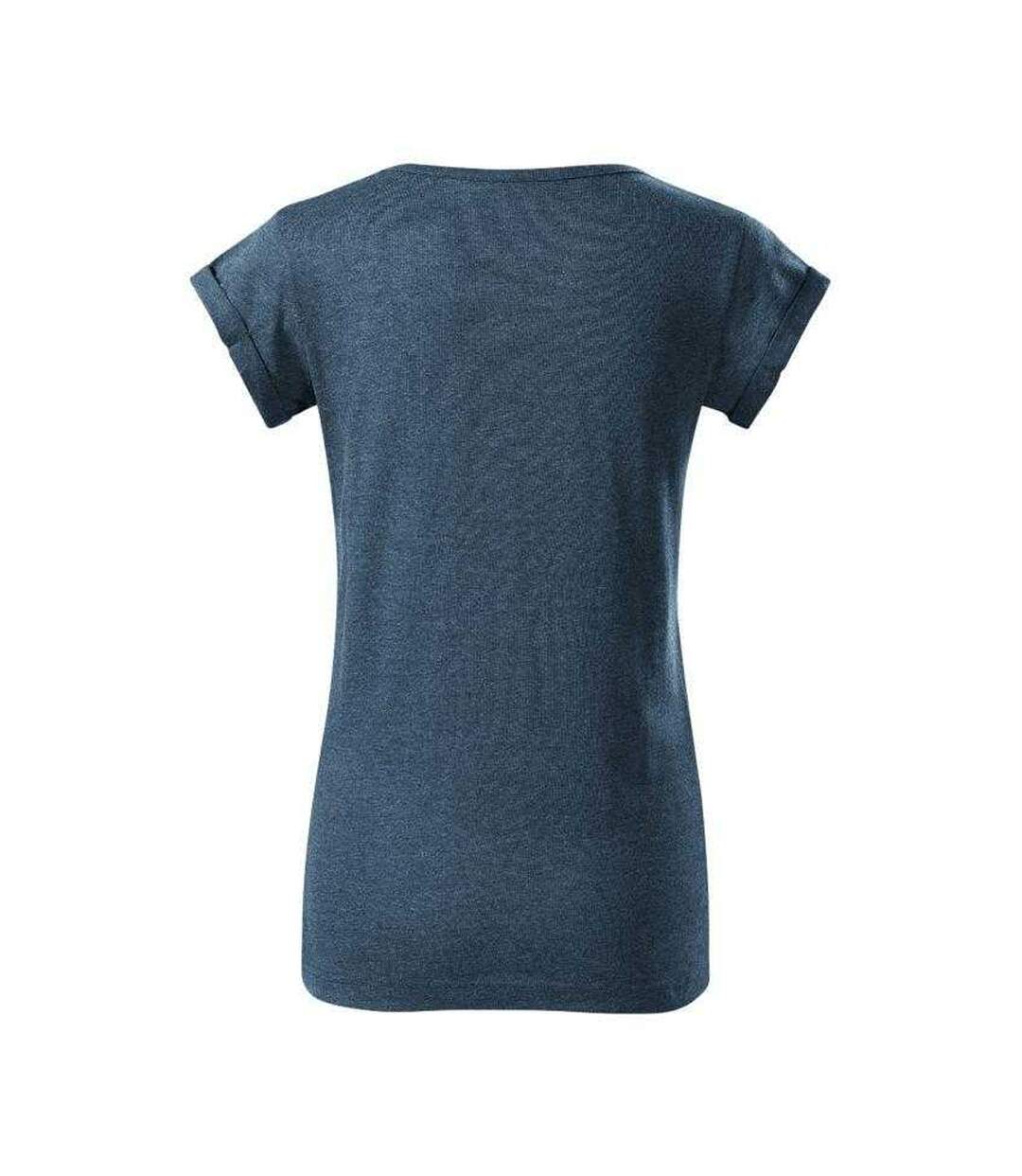 T-shirt Femme Bleu Marine Foncé Malfini-2