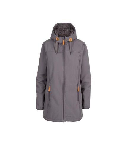 Trespass Womens/Ladies Kristen Longer Length Hooded Waterproof Jacket (Carbon) - UTTP4195